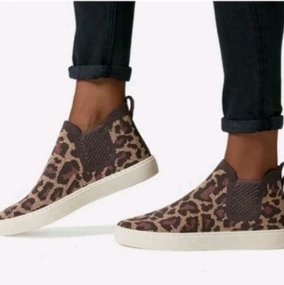 Rothy's Womens Animal Print Ankle Boot In Wildcat Size Print 5.5 - Picture 1 of 13